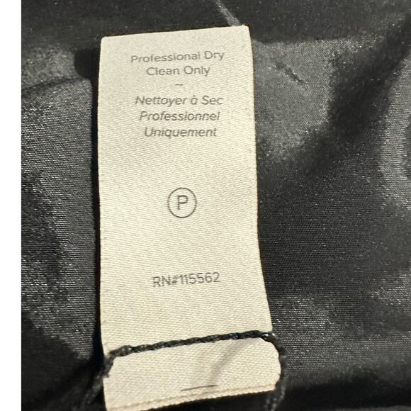 Cinq à Sept Asymmetrical Midi Skirt Women's 4 Black Rent the Runway Zipper - Picture 5 of 5